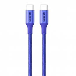 Ugreen duurzame USB-C oplaadkabel - 1m - 100W PD - Blauw