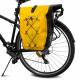 Waterdichte pannier zijtas voor fiets-drager - 25l - Geel