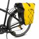 Waterdichte pannier zijtas voor fiets-drager - 25l - Geel