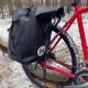 Waterdichte pannier zijtas voor fiets-drager - 25l - Geel