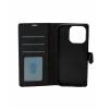 iPhone 16 Pro Wallet cover met slot - zwart