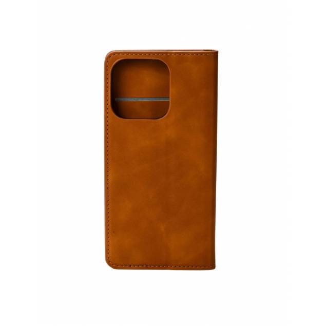 iPhone 16 Pro Wallet cover - brun