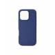 iPhone 16 Pro Silicon hoes - donkerblauw