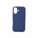 iPhone 16 Plus Silicon cover - donkerblauw