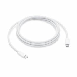 USB-C kabel met nylon weving - 100W - 1m - Wit