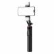 Selfiestick 3-in-1 met tripod, afstandsbediening en dual LED verlichting - tot 1,33m