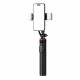 Selfiestick 3-in-1 met tripod, afstandsbediening en dual LED verlichting - tot 1,33m