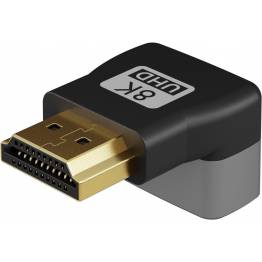  Goobay HDMI vrouw naar HDMI man met 90 graden hoek - 8K@60Hz