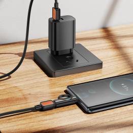  Lightning naar USB-C adapter met display van hoco