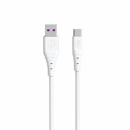 Dudao USB naar USB-C PD oplaad- en datakabel - 1m - Wit