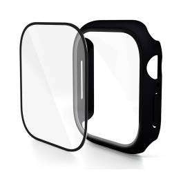 Enkay hoesje met beschermglas voor Apple Watch 10 - 46mm - Zwart