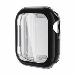 Enkay zacht en beschermend hoesje en screen protector voor Apple Watch 10 - 46mm - Zwart