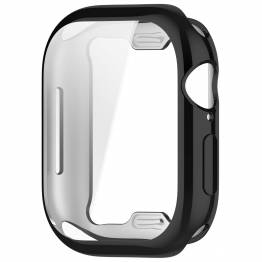  Zacht en beschermend hoesje en schermfolie voor Apple Watch 10 - 42mm - Zwart