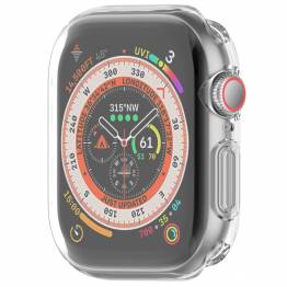  Zacht en beschermend hoesje en schermfolie voor Apple Watch 10 - 42mm - Zwart