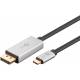 USB-C til Displayport kabel 1,5m hvid Ugreen