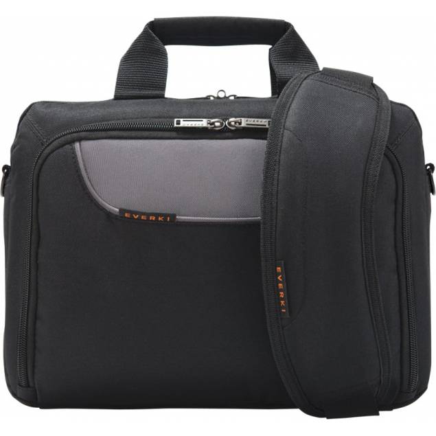 Everki Advance iPad / MacBook taske 11,6" - 13" met voorvak en schouderriem