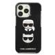 Karl Lagerfeld iPhone 13 Pro / 13 hardcase sort Karl&Choupette Head