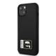 Karl Lagerfeld iPhone 13 mini sort hardcase Ikonik Patch