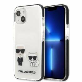 Karl Lagerfeld iPhone 13 mini hardcase hvid/hvid Karl&Choupette