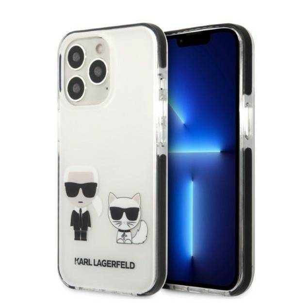 Karl Lagerfeld iPhone 13 Pro Max hardcase hvid/hvid Karl&Choupette