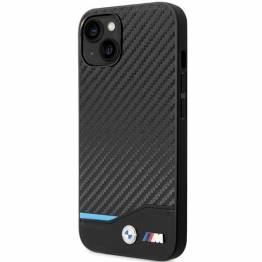  Sags BMW iPhone 13 sort læder carbon