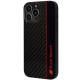 Audi Carbon Fiber Stripe iPhone 13 Pro Max sort hardcase