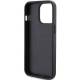 Guess 4G trekantet metallogo cover til iPhone 13 Pro / iPhone 13 - sort