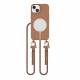 Tech-Protect MagNecklace MagSafe iPhone 13 Cover - Brun