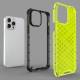 Honeycomb beskyttelsescover med TPU bumper til iPhone 13 Pro Max transparent