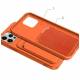 Silikone Walletcover med kortlomme til iPhone 13 Pro Max Orange