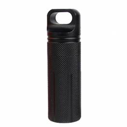 EDC extra robuuste waterdichte container voor outdoor of geocaching - Zwart