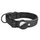 Halsband met AirTag houder en reflectie ...