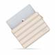 Puffy MacBook 13-14" sleeve met accessoirevak en kleine accessoiretas - Beige