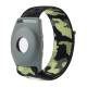 Nylon Loop AirTag armband voor kinderen en volwassenen - 13-22cm - Groen camo