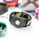 Nylon Loop AirTag armband voor kinderen en volwassenen - 13-22cm - Groen camo