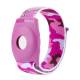 Nylon Loop AirTag armband voor kinderen en volwassenen - 13-22cm - Groen camo