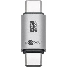 USB-C 4.0 adapter mannelijke naar mannelijke - 240W / 40Gbps / 8K