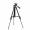 Lichtgewicht aluminium camera statief met ingebouwde waterpas - 1m