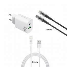 MFi USB-C til Lightning og en 18W oplader til iPhone