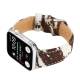 Kunstleer band met dierenpatroon voor Apple Watch 38/40/41/42mm - Paard