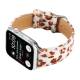 Kunstlederen band met dierenpatroon voor Apple Watch 44/45/46/49mm - Luipaard