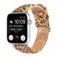 Kunstleder band met dierenprint voor Apple Watch 44/45/46/49mm - Cheetah