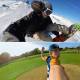 Velcro polsband armband voor GoPro afstandsbediening - tot 23 cm - Zwart