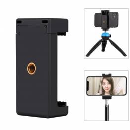 iPhone- en smartphonehouder met Cold Shoe voor statieven, tripod en selfie sticks