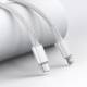 Baseus USB-C naar Lightning kabel - 1m - Wit