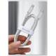 Baseus USB-C naar Lightning kabel - 1m - Wit