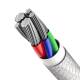 Baseus USB-C naar Lightning kabel - 1m - Wit