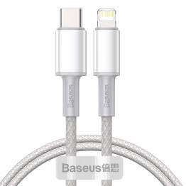 Baseus USB-C naar Lightning kabel - 1m - Wit