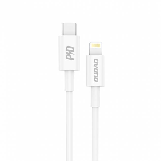 Dudao USB-C naar Lightning kabel - 1m - Wit