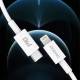 Dudao USB-C naar Lightning kabel - 1m - Wit
